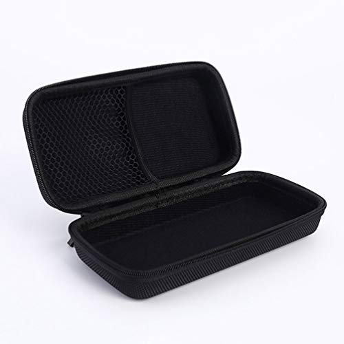 Exceart Hard Case Storage Box Shockproof Mic Waterproof Carrying Case Pouch Black 18.5 * 9 * 4.5Cm #TOP7