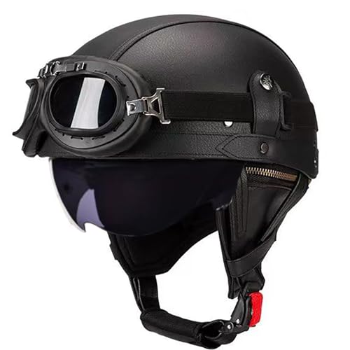 半キャップ ゴーグル付き バイク用ヘルメット」の人気商品一覧・価格