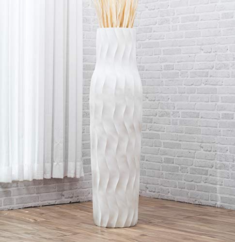 Grand Vase Deco Blanc