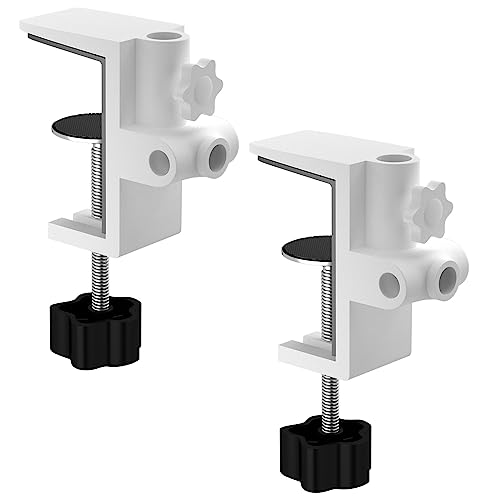 KUVRS Replacement Metal Desk Mount C Clamps – 2 pack