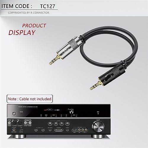 Conector Jack de 3,5 mm de 3 polos diseñado para actualizar cables de audio gruesos de hasta 8,5 mm 6