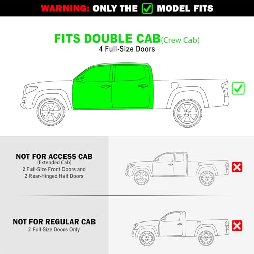 Estribos eléctricos Tuxtreme para Toyota Tacoma 2005-2023 miniatura 6