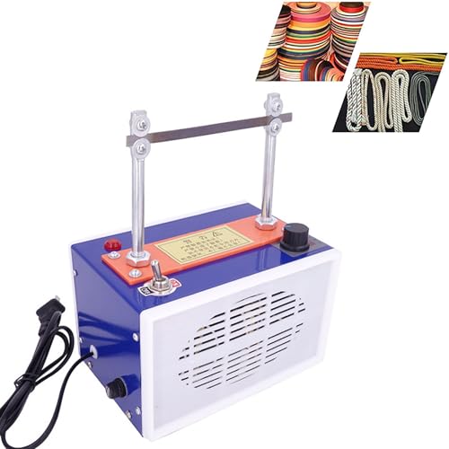 PODEC Cortador De Cuerda Eléctrico, Cortador De Cuerda, Máquina Cortadora De Cuerda con Cuchillo Caliente con Fusible, Control De Temperatura Continuo De 0-800 ℃, para Cinta, Espuma, Correas, Correas