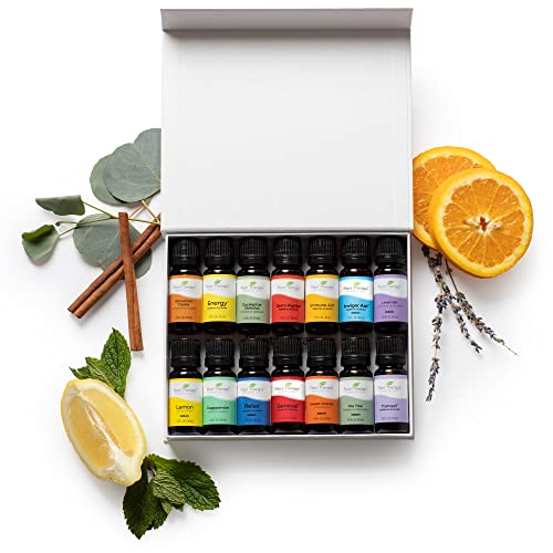 Plant Therapy 7 & 7 Essential Oils Set 7 Single Oils: Lavender, Peppermint & More, 7 Synergy Blends 100% Pure, Undiluted, Natural Aromatherapy, Therapeutic Grade 10 Ml (1/3 Oz) #TOP5