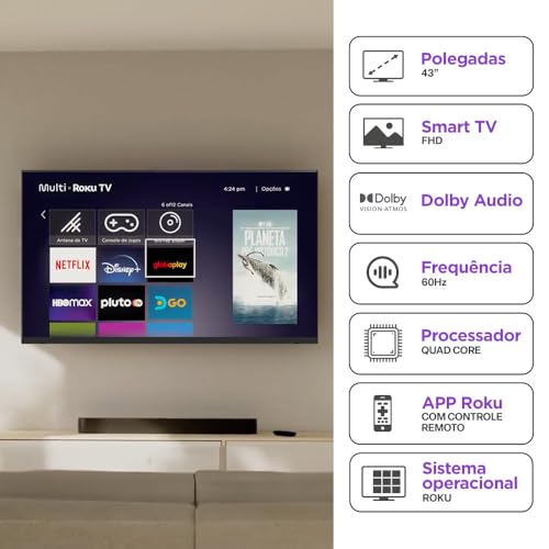 Multi Roku TV 43