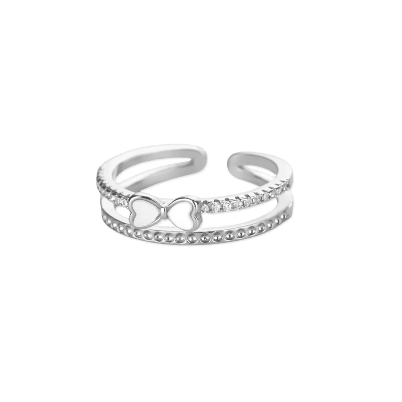Bijoux de mariage double cœur pour hommes et femmes - 8