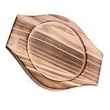 NUOBESTY Agarradera de Madera Multifunción para Ollas, Soporte para Cacerolas de Escritorio 24x20x1.6 Cm, Estera Antiescaldaduras para Cocina y Comedor, Accesorio Doméstico Resistente