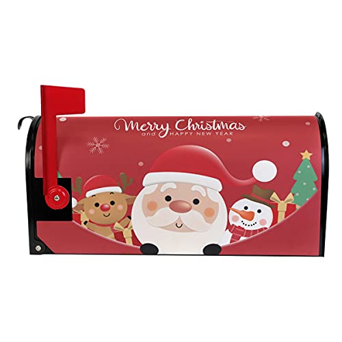 senya Home Garden Christmas Snowman Magnetic Mailbox Cover Standard