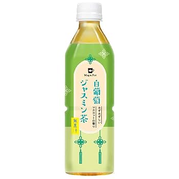 Amazon.co.jp: Mug&Pot 白葡萄ジャスミン茶 ペットボトル（500ml