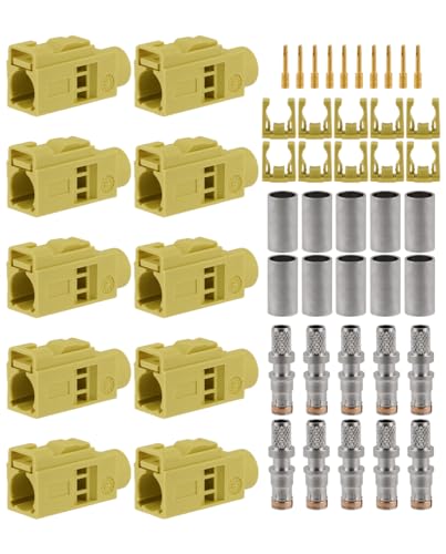 Conector Fakra K Tipo Femenino para Cable RG58 miniatura 1