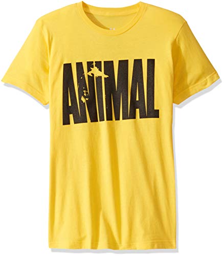 Universal Nutrition Unisex-Erwachsene Kultiges Design T-Shirt, gelb, 3XL