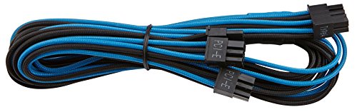 Kit Premium de Cabos Sleeved, Corsair, Cabos Sleeved Premium, Outros Componentes, Azul/Preto