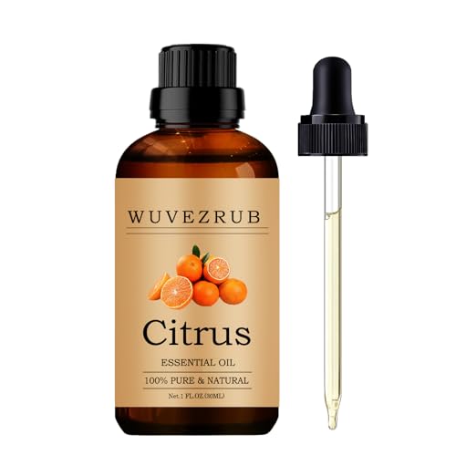 Citrus Essential Oils Organic, 30ML Pure and Natural Essential Oil for Aromatherapy Diffuser - Citrus /1 Fl Oz