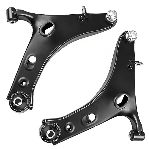 Image of Detroit Axle - 8pc Front End Control Arms Kit for 14-18 Subaru Forester, 2 Lower Control Arms w /Ball Joint 4 Tie Rod Ends 2 Sway Bars 2014 2015 2016 2017 2018 Replacement