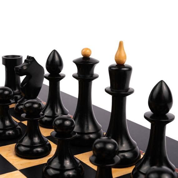 Set de Ajedrez Oficial Gambito de Dama, Ideal para Aficionados y Clubes, Tablero de ajedrez y Piezas de ajedrez para niños y Adultos, Conjunto de ajedrez, Juego de Ajedrez