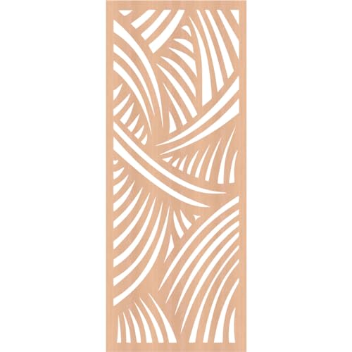 Image of 13 3 /8 inchW x 34 3 /8 inchH x 3 /8 inchT Chester Decorative Fretwork Wood Wall Panels, Alder