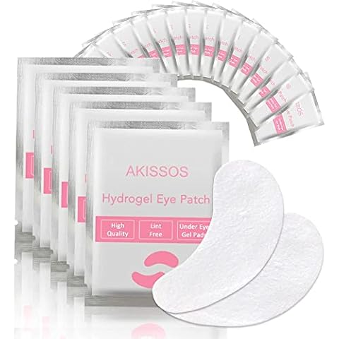 Akissos Eye Pads for Eyelash Extension - 100 pcs Cover