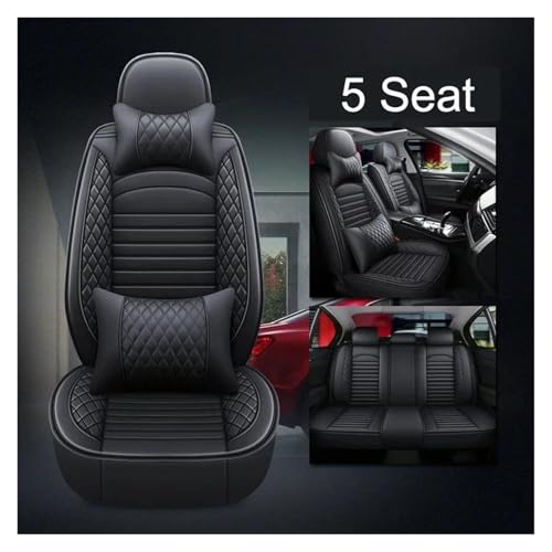 Housse de siège auto universelle noire pour protéger et rénover les Chevy Malibu Aveo - 2