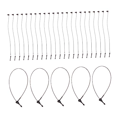 SOLUSTRE Hand Threaded Needle Tag Thread Plastic Tag Ties Universal Easy to Use for Tag Attachment