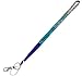 From the Heart 4 Color Blue Fade Rhinestone Identification Holder Lanyard-Colors are Iridescent Rainbow to Light Blue to Aqua to Sapphire Rhinestones Perfect Nurse, Teacher, or Graduation Gift!!!Amazing Intense Unusual Color!!!