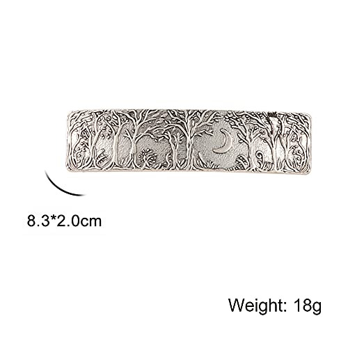 Kkjoy Hair Barrettes Large Hand Crafted Hair Clips Retro Vintage Metal French Hairpins Viking Celtic Knot Hair Accessory Hair Barrettes For Women Girls Jewelry Accessory #TOP4