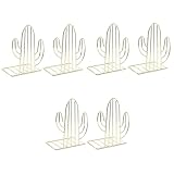 Serre-livres en métal : design cactus créatif, décoration moderne dans votre chambre.