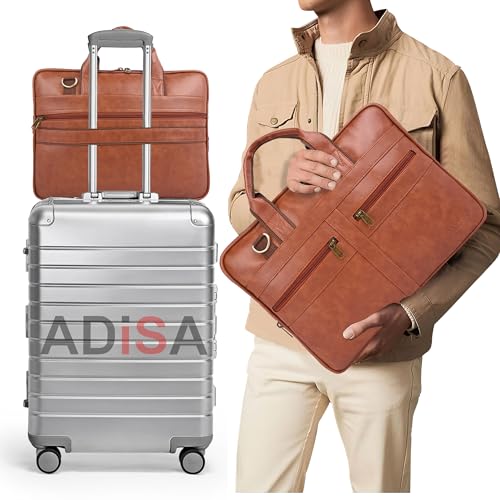 Image of ADISA Laptop Messenger Office Bag Briefcase for Work for Men