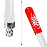 Prostick 4` Foot Fiberglass 1000 Watt - White CB Radio Antenna