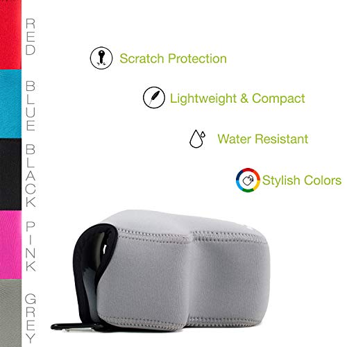 Megagear ''Ultra Light'' Neoprene Camera Case Bag For Olympus Om-D E-M1 With 12-40Mm (Gray) #TOP4