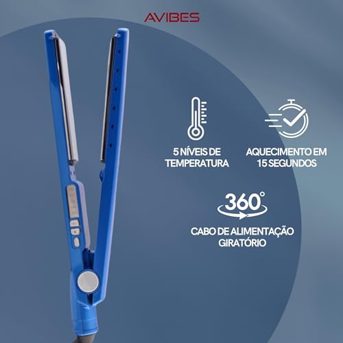 Chapinha Titanium Alisadora de Cabelo Profissional AVIBES