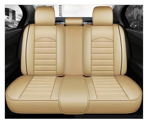 Housse de siège pour BMW Série 3 E46 E90 cuir beige luxe - 3