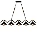 Produktbild NOSSON American 5 Kronleuchter Bar Industrielle Kreative Persönlichkeit Kronleuchter Schnur Black Umbrella Wohnzimmer Restaurant Cafe Retro Deckenleuchte