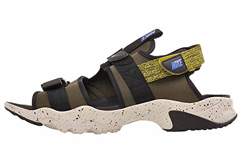 Nike Men's Canyon Slippers, Cargo Khaki/Signal Blue, 14