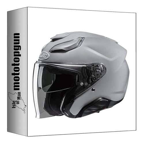 Casque jet HJC F31 gris S fini le manque de visibilité et les cervicales lourdes