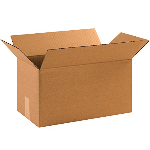 Ship Now Supply SN1799 Long Corrugated Boxes, 17"L x 9"W x 9"H, Kraft (Pack of 25)