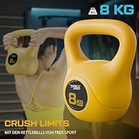 TREX SPORT Kettlebell 6-20kg Kugelhantel Ganzkörper-Workout Kugelgewichte – Ansicht 2