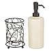 iDesign Twigz Ceramic and Metal Liquid Soap Pump and Lotion Dispenser for Kitchen, Bathroom, Sink, Vanity, 4.5