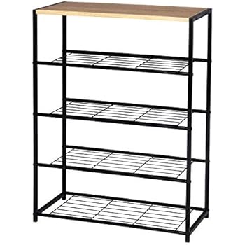 diMio Bambus Schuhregal mit 3 Ebenen (Grau): Amazon.de: Küche & Haushalt