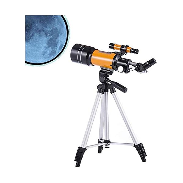 SEESEE.U Tragbares Reiseteleskop, 70 mm Apertur 300 mm astronomisch brechendes Teleskop mit verstellbarem Stativ, guter…