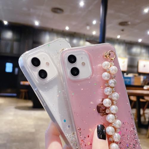 Coque antichoc iPhone 14 Pro Max anti-chute avec chaîne de poignet perles - 3