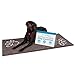 Internet's Best Chenille Dog Doormat - 60 x 30 - Absorbent Surface - Non-Skid Bottom - Protects Floors - Grey