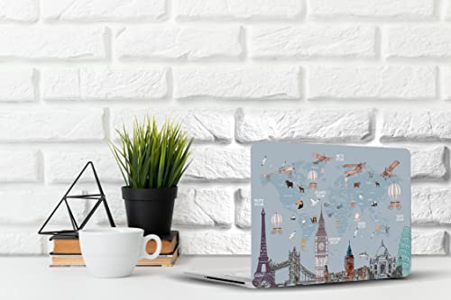 Image of DWELLSINDIA 7 Wonders Skin /Sticker for Laptops Upto 15.6 Inch Suitable for HP, Lenovo, Dell, Acer, Asus (HD Quality) Pack of 1