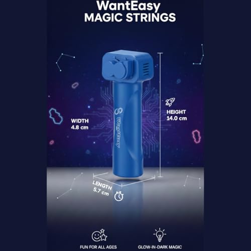 Image of Genie's Toy Bus Magic Strings Rechargeable Flying Rope Launcher Toy I USB Charging with Built-in Lithium Battery I Press to Fire Design I Suitable for Kids 6+ Years I Best Birthday Gift for Kids
