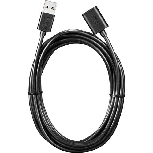 Image of Best Buy essentials Phone & Mobile Device Charging Accessories - Lightning & USB-C Options, Charging Cords, Hubs & Power Accessories (USB Extension Cable (12 ft), One Size)