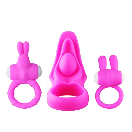 3 In1Delayed Pennis Ring Vibrantor Silicone Cook Ring Adult Six-Toy for Men - //coolthings.us