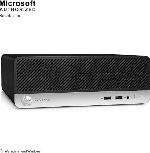 HP ProDesk 400 G5 Mini PC | Intel Core i5-9500T | 8GB RAM | 256GB SSD | Windows 11 Pro | Wi-Fi+ BT | Small Form Factor Computer (Renewed)
