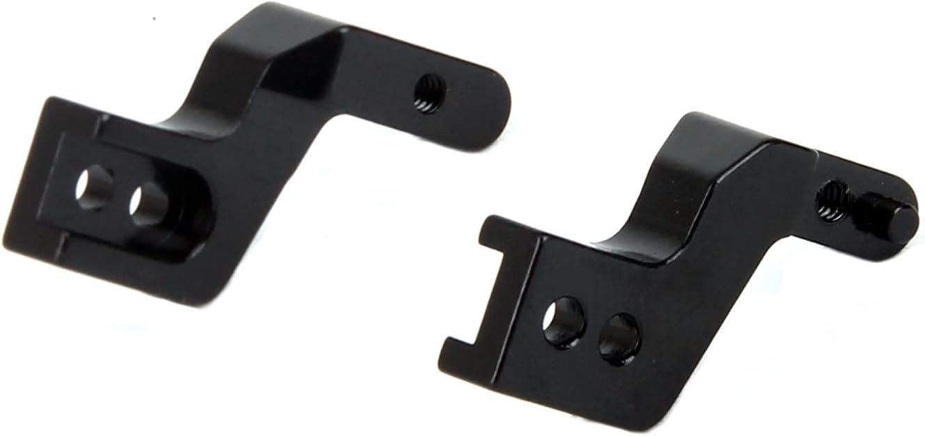 LCX Racing 1/24th RC Crawler Car CNC Machined Aluminum Front Bumper Mount for Axial SCX24, Upgrades Parts Accessories (Front)
