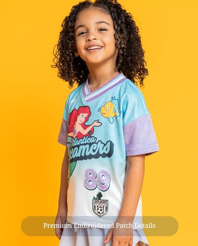 Image of Disney Girls' Athletic Short Sleeve T-Shirt Toddler to Big Kid