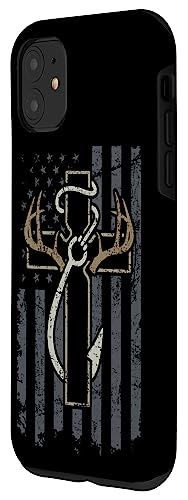 Iphone 11 Faith Hunting Fishing - Christian Cross Usa Hunter Fisherman Case #TOP1