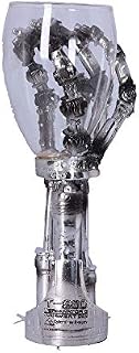 Nemesis Now B1457D5 Terminator Hand Goblet 19cm Silver, Resin w/Stainless Steel Insert